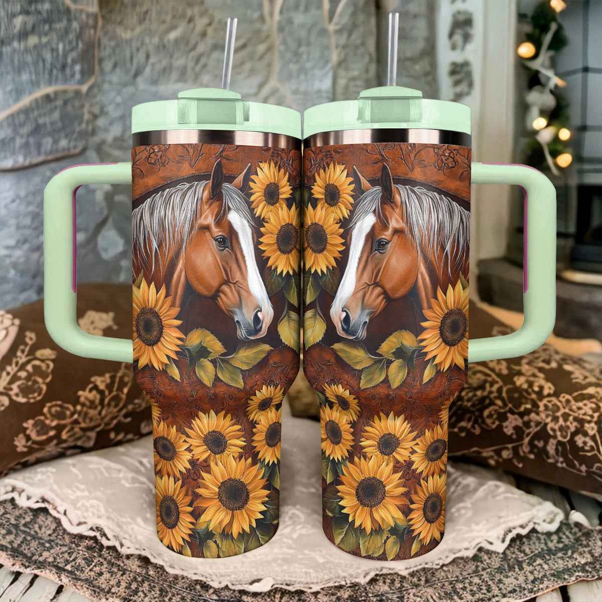 Shineful Tumbler Sunflower Saddle