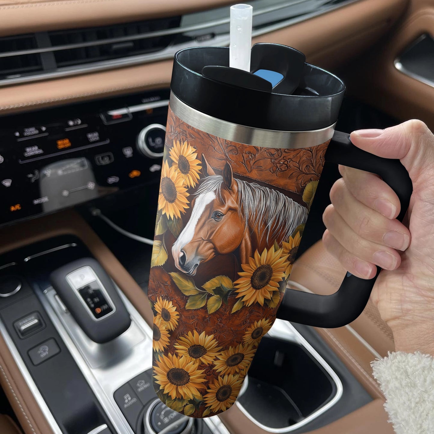 Shineful Tumbler Sunflower Saddle