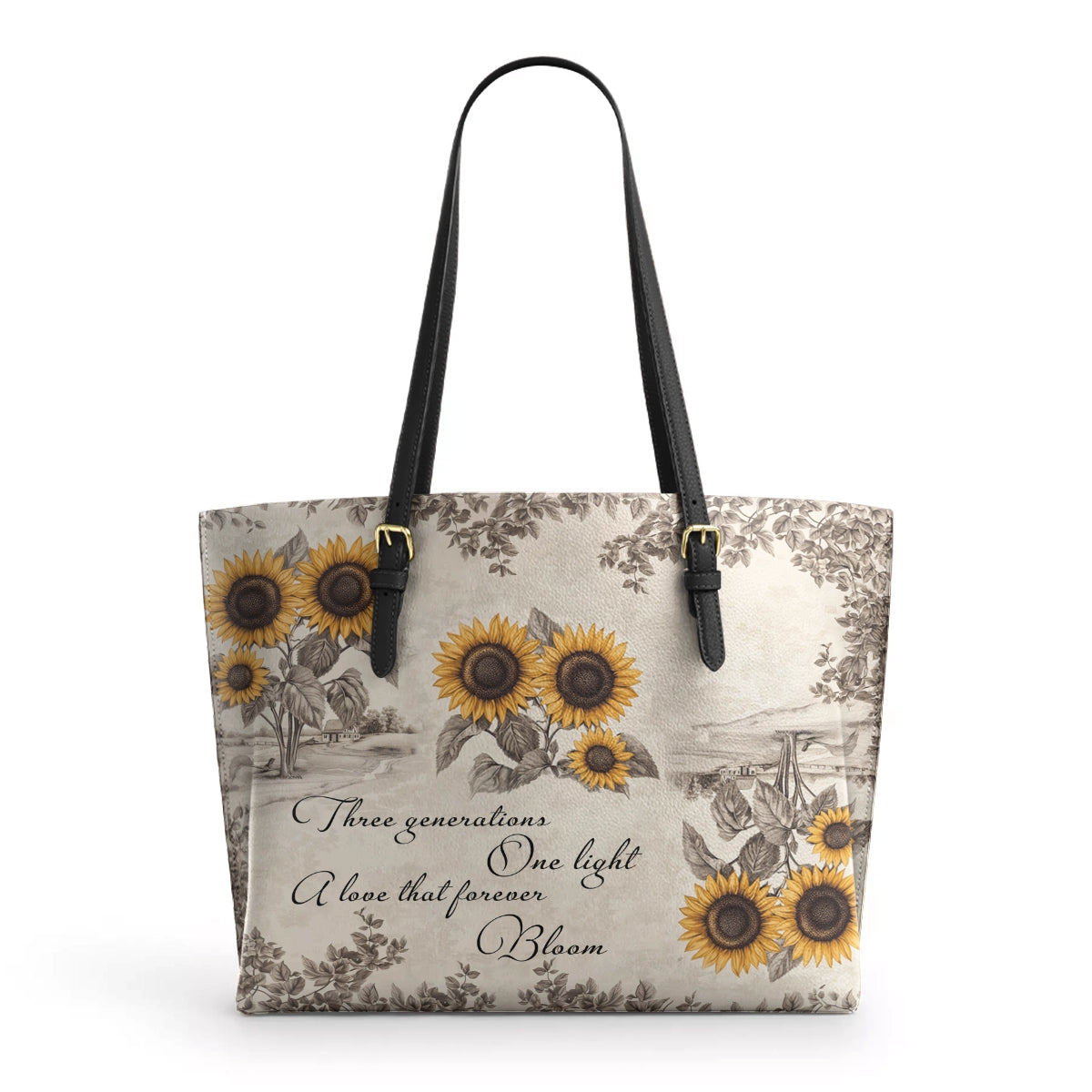 Shineful Leather Tote Bag Generations of Sunshine