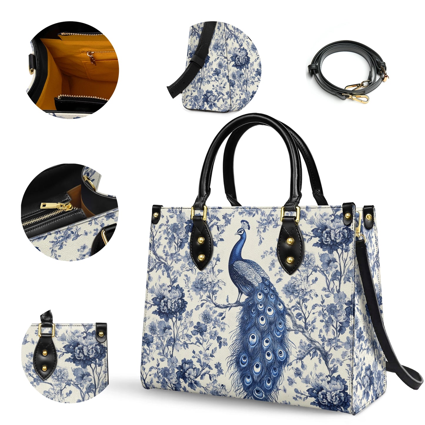 Shineful Leather Bag Peacock Reverie