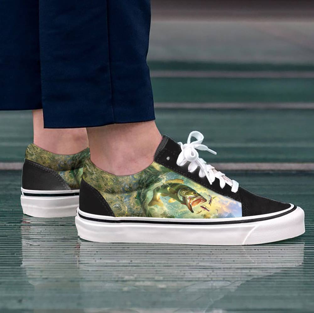 Shineful Sneakers I love Fishing