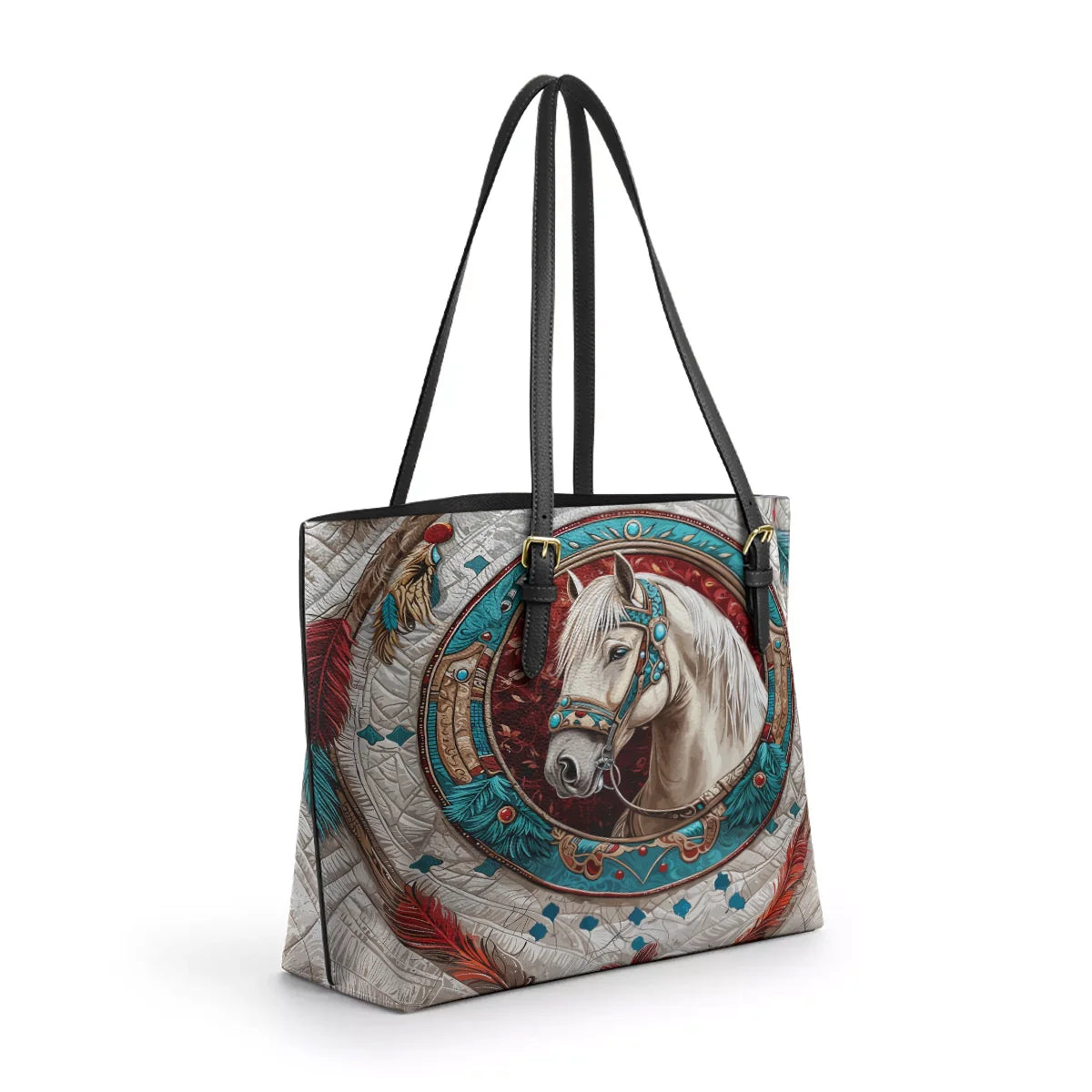 Shineful Leather Tote Bag - Native Grace