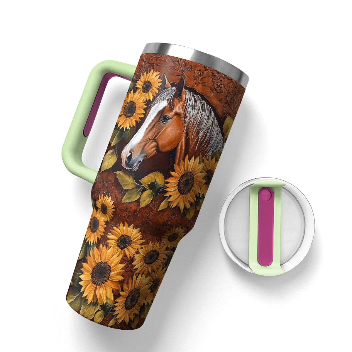 Shineful Tumbler Sunflower Saddle