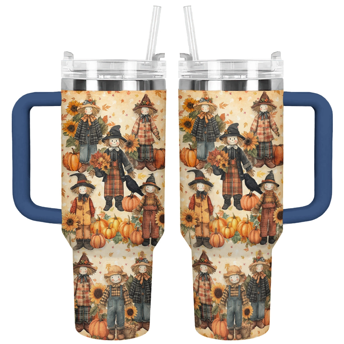 Shineful Tumbler Cozy Scarecrow Days