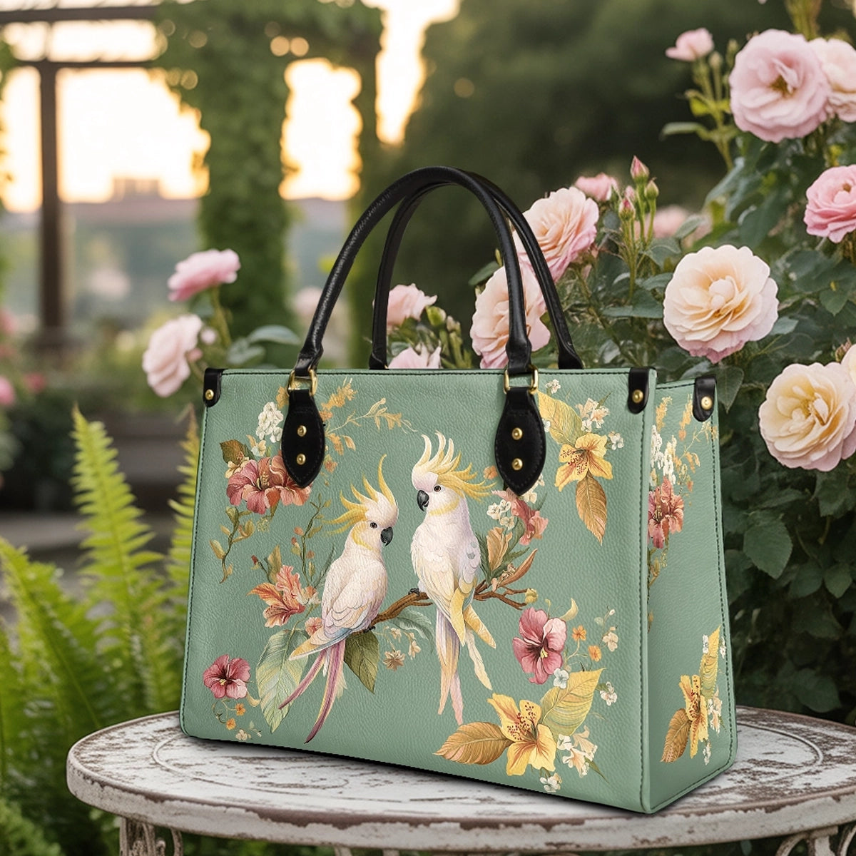 Shineful Leather Bag Golden Chorus