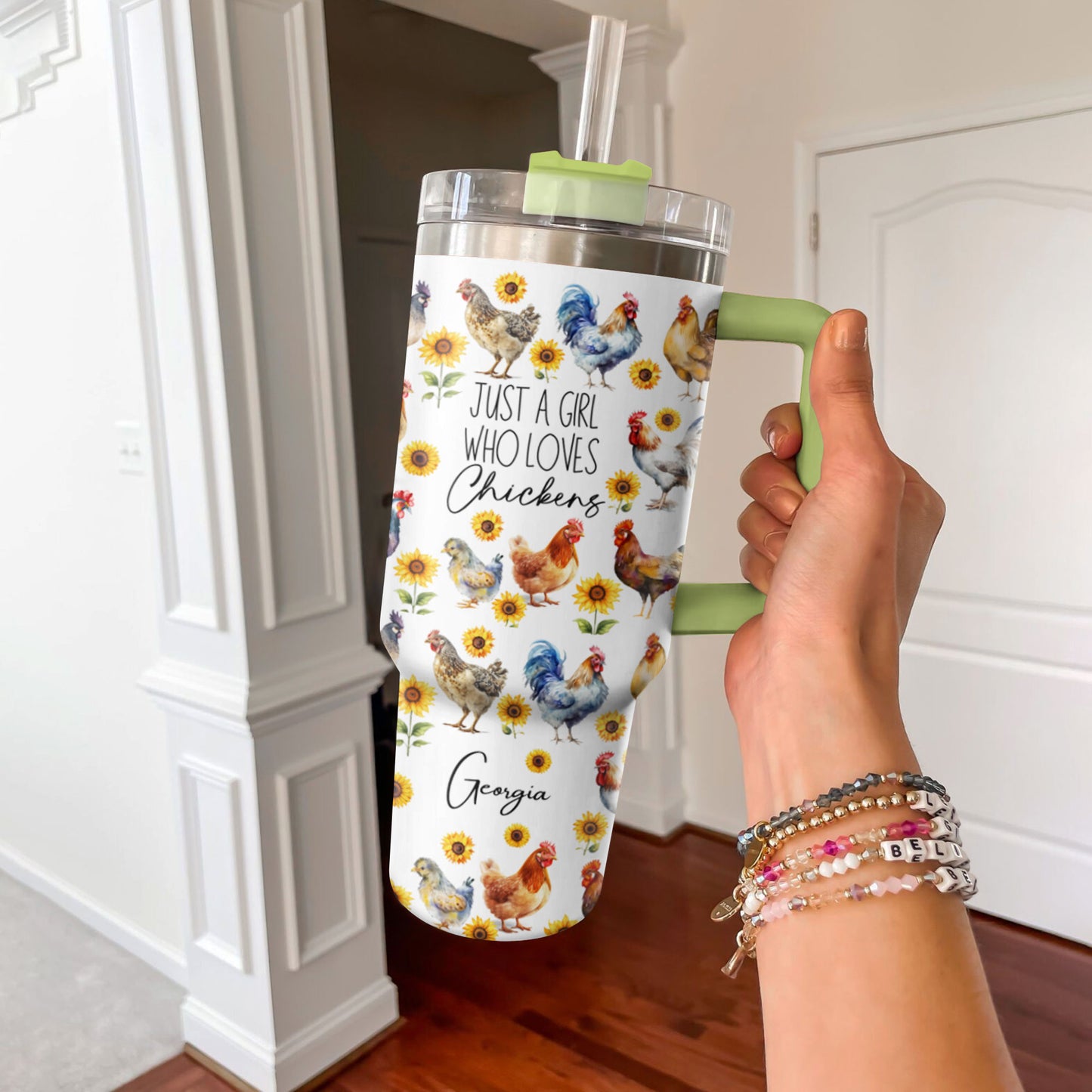 Chicken Tumbler Shineful Just A Girl Who Loves Chickens