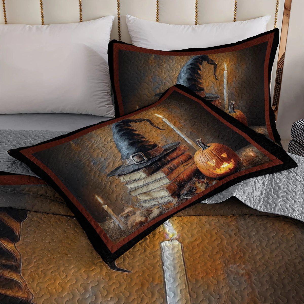 Shineful All Season Quilt 3-Piece Set - Midnight Reading Spell
