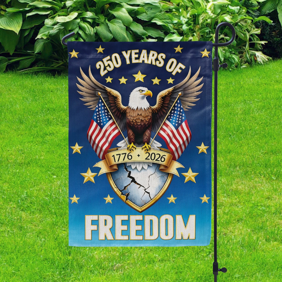 Shineful Bundle Garage and Garden Flag - The Freedom Crest of America