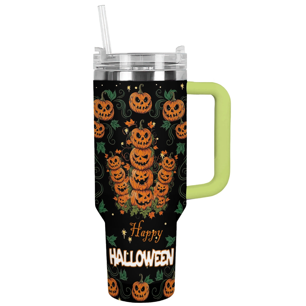 Shineful Tumbler Halloween Pumpkin Stack