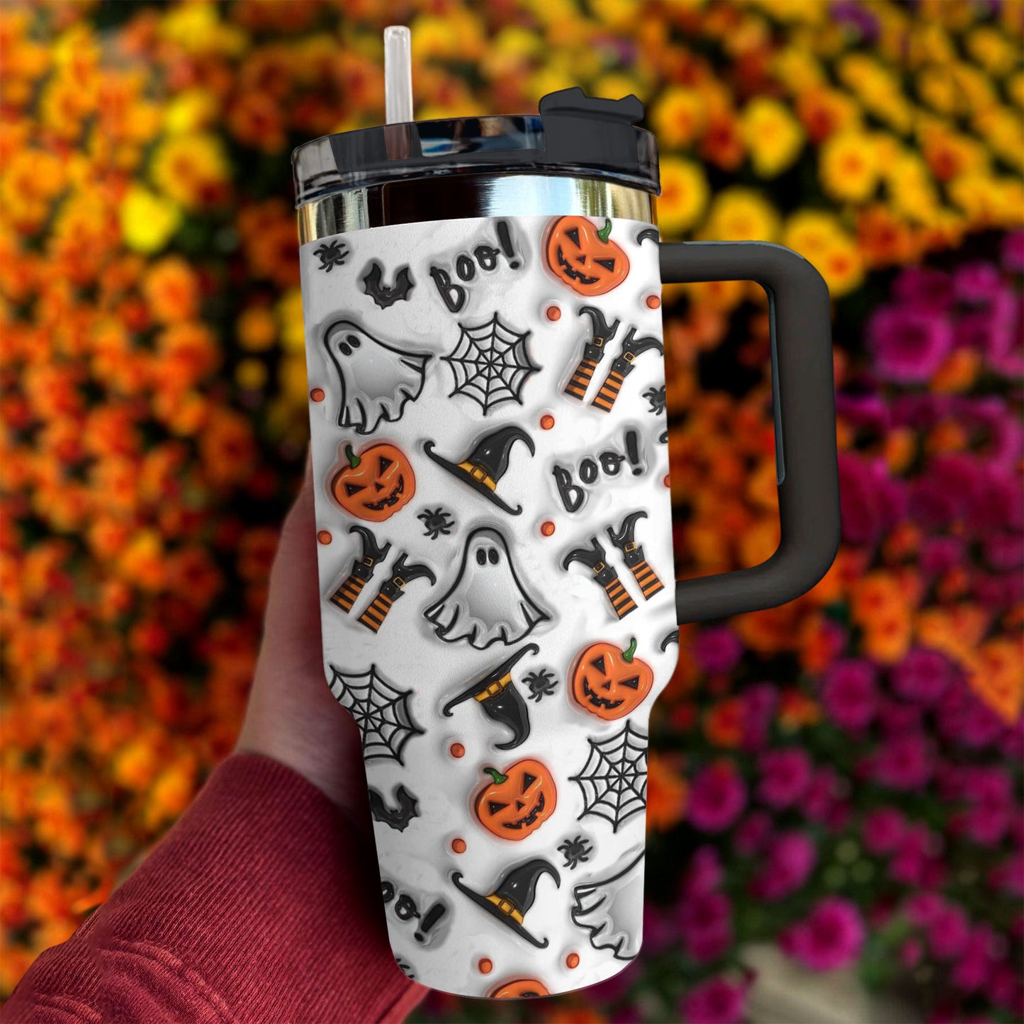 Shineful Glossy Tumbler Halloween Spooky Hydration