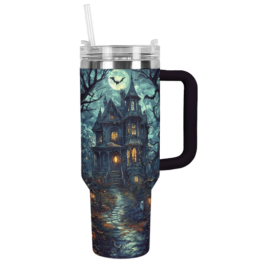 Shineful Tumbler Halloween Haunted Victorian Manor