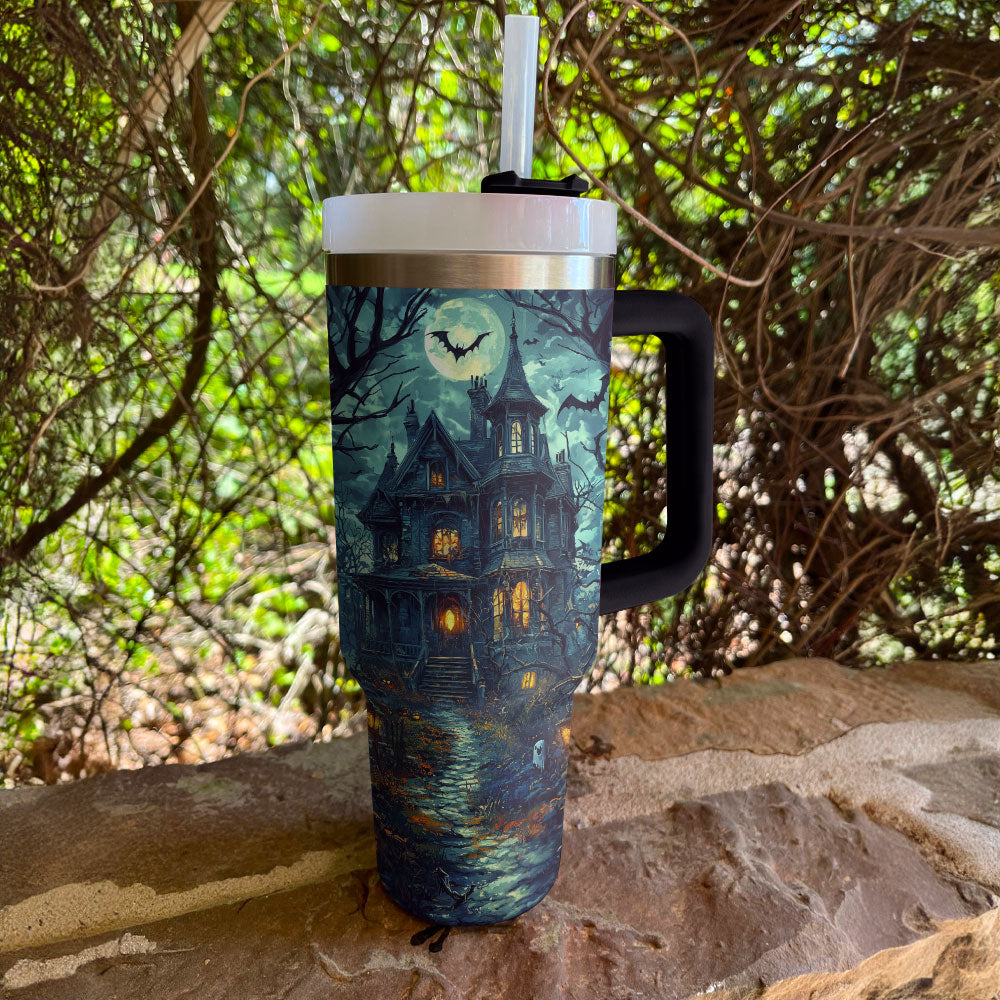 Shineful Tumbler Halloween Haunted Victorian Manor
