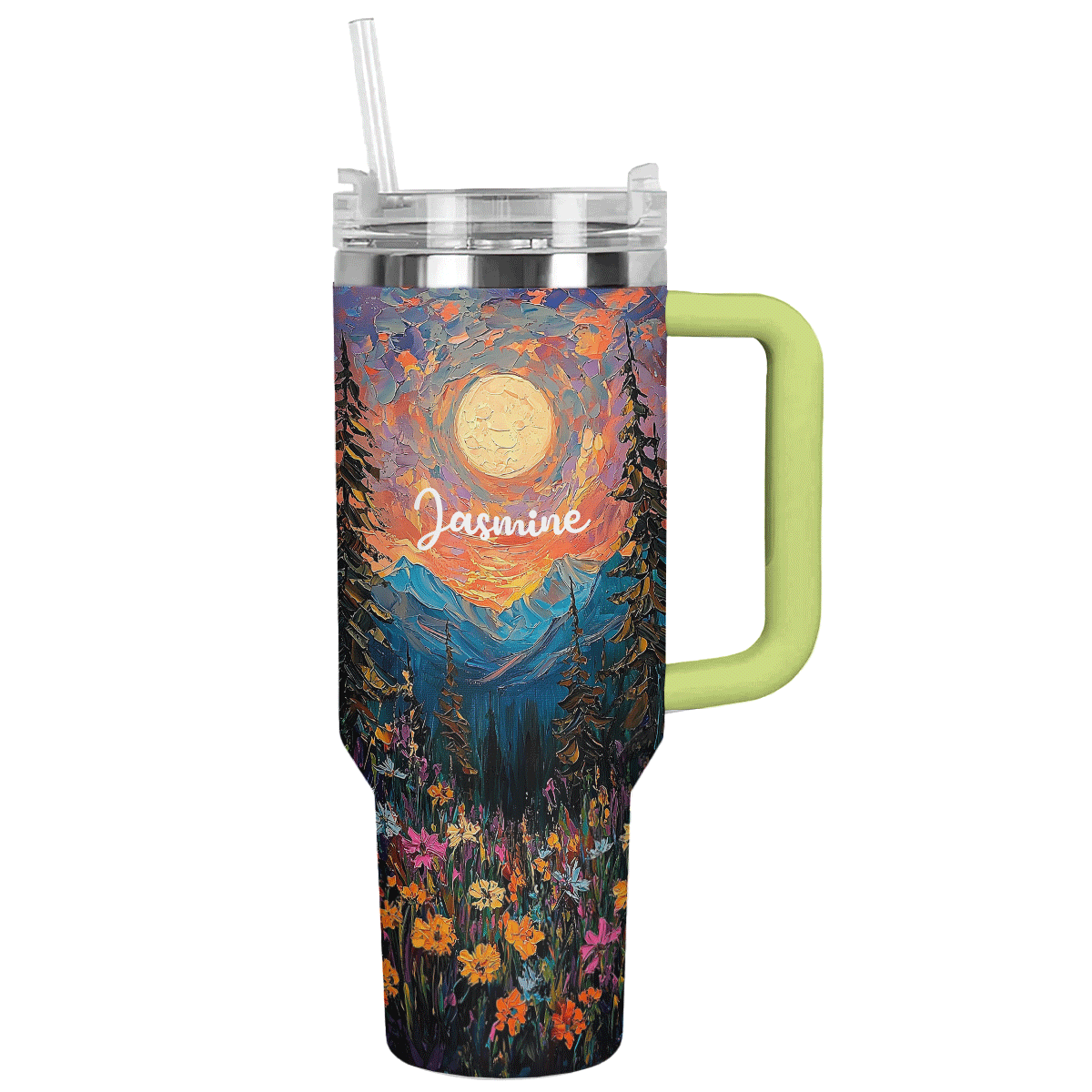 Shineful Tumbler Personalized Hippie Sunset Serenity