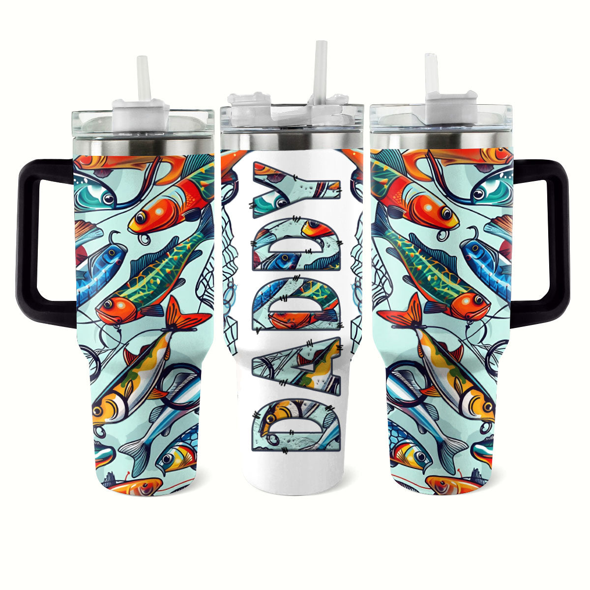 Shineful Tumbler Dad Fishing