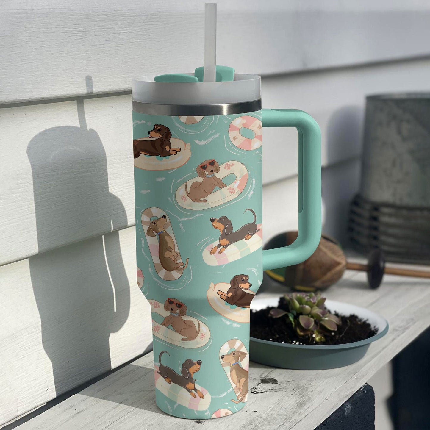 Shineful Tumbler Swimming Pool Dachshund