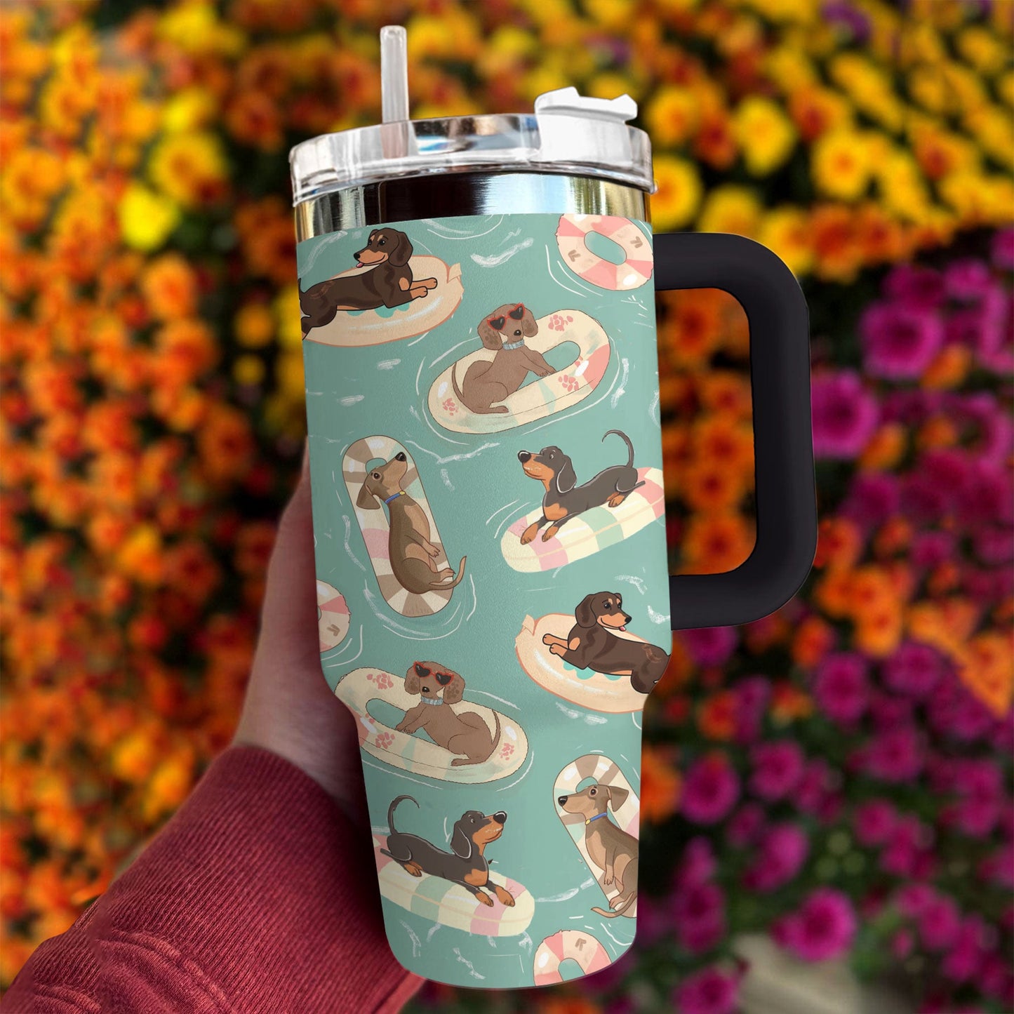 Shineful Tumbler Swimming Pool Dachshund
