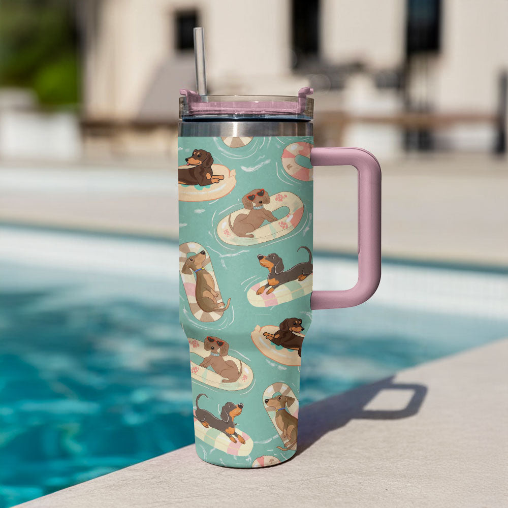 Shineful Tumbler Swimming Pool Dachshund