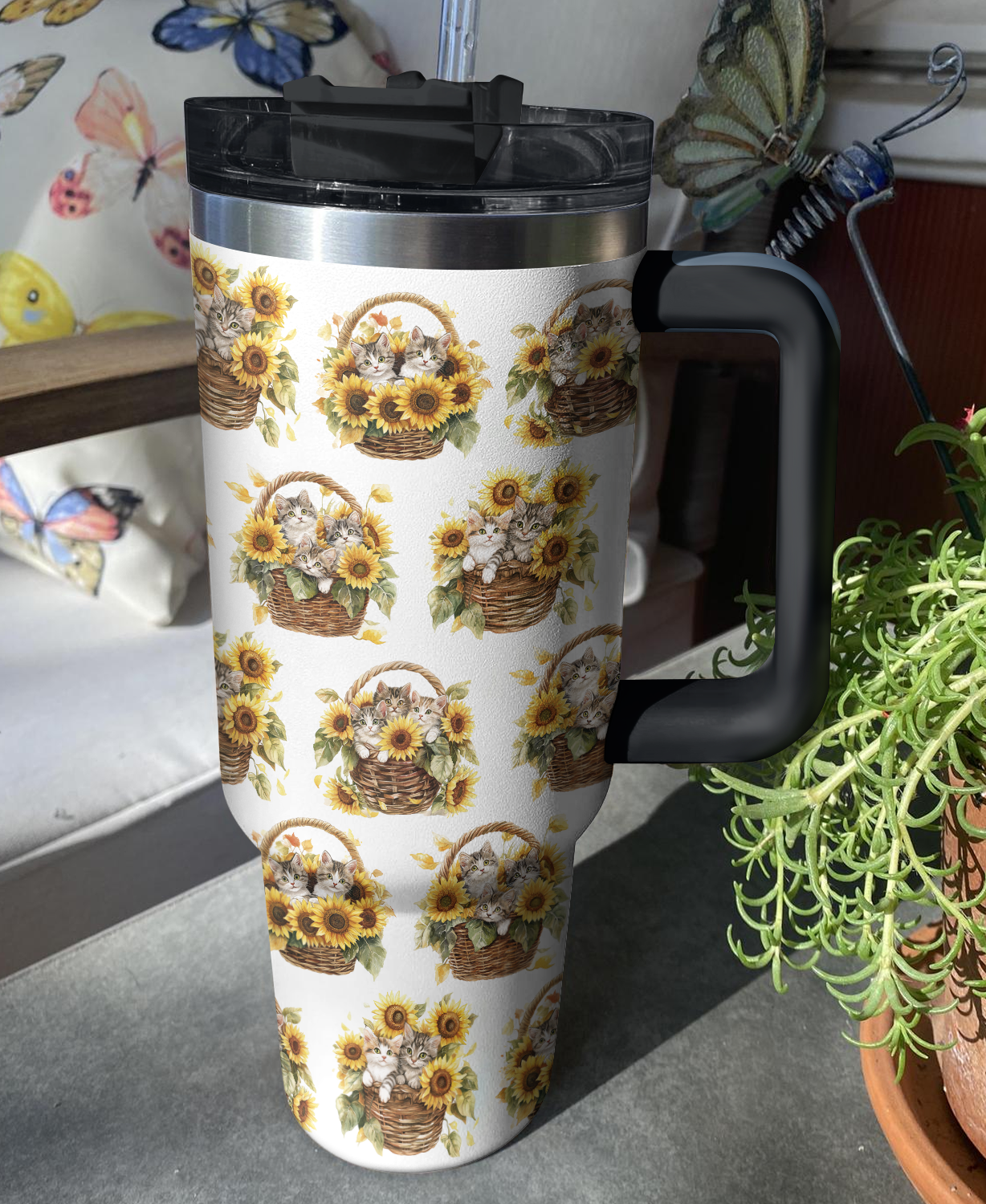 Shineful Tumbler Sunny Cat Basket Delight