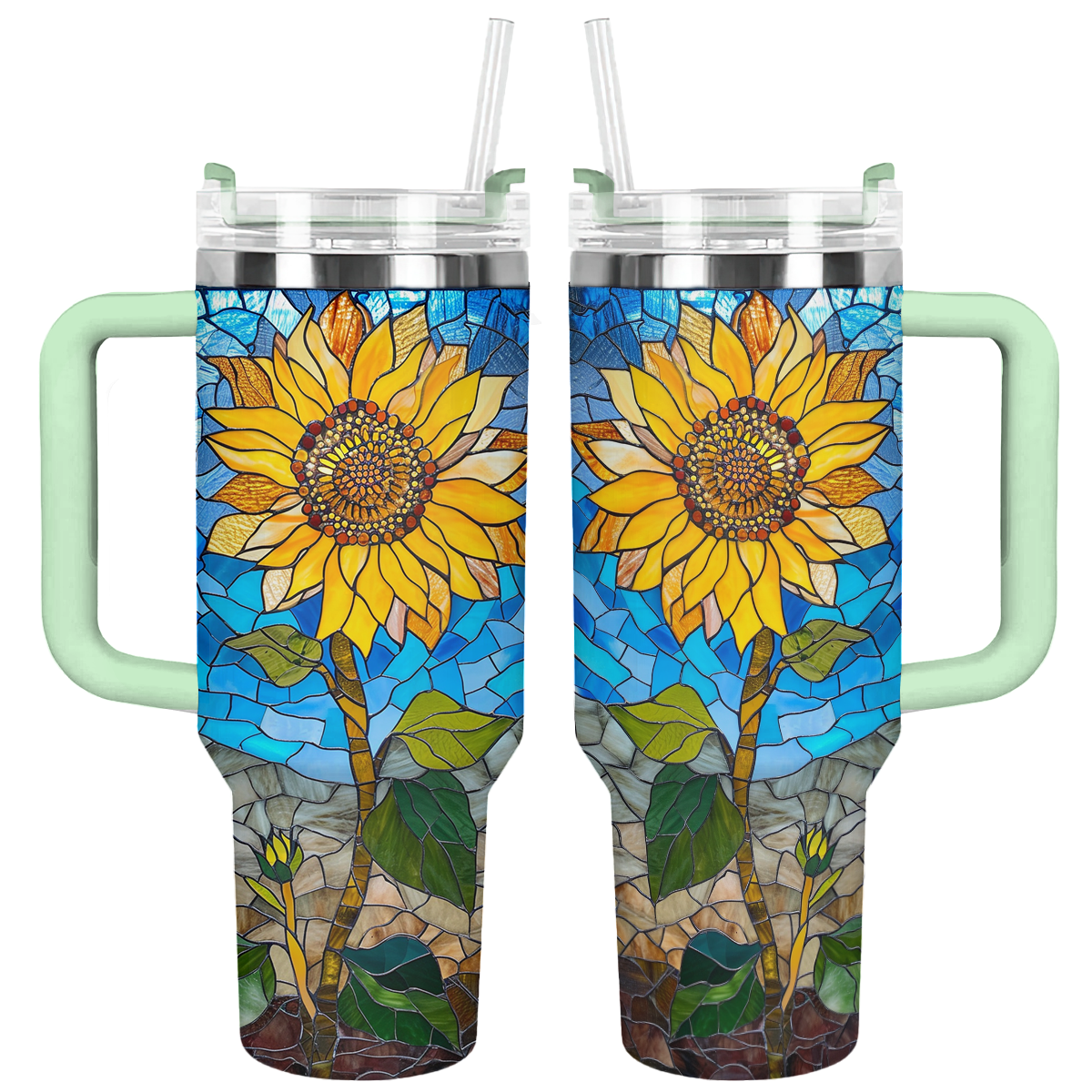 Shineful Tumbler Radiant Crystal Sunflower