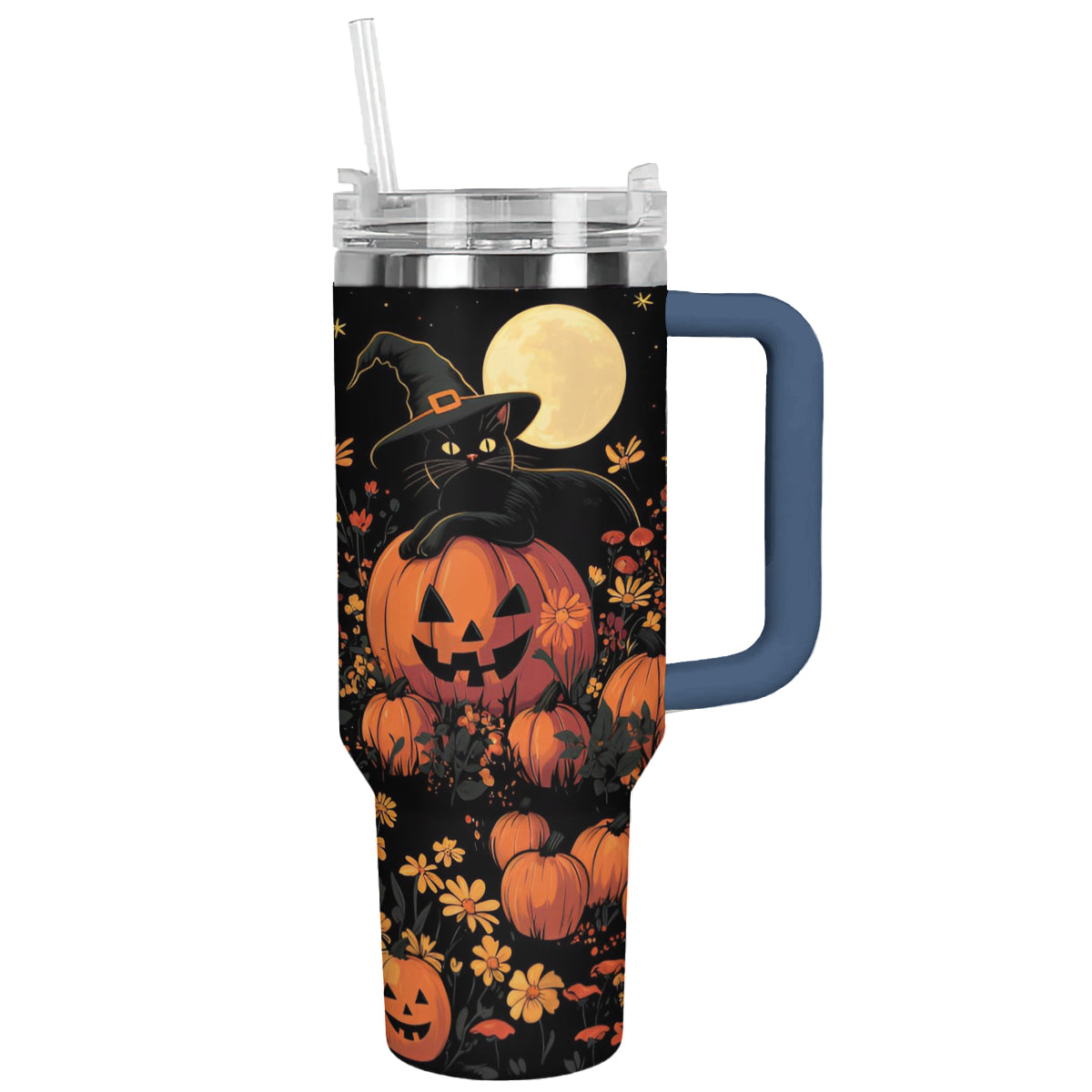 Shineful Tumbler Halloween Cat Garden V2