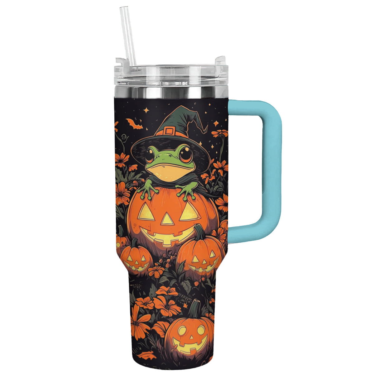 Shineful Tumbler Halloween Frog Garden