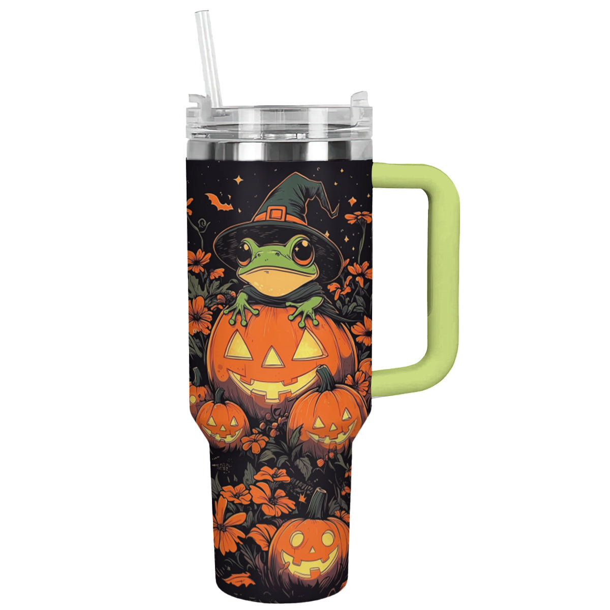 Shineful Tumbler Halloween Frog Garden