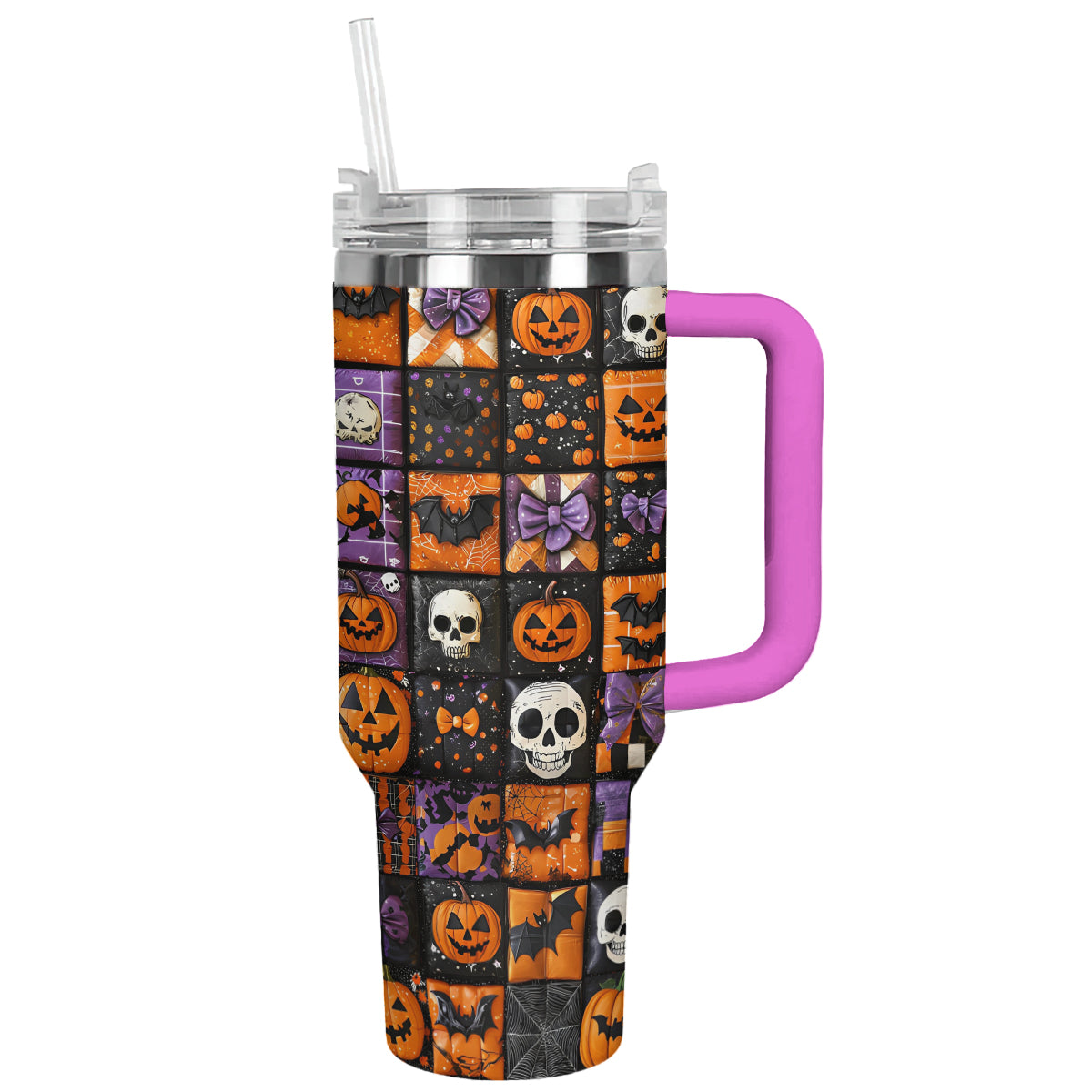 Shineful Tumbler Halloween Patchwork