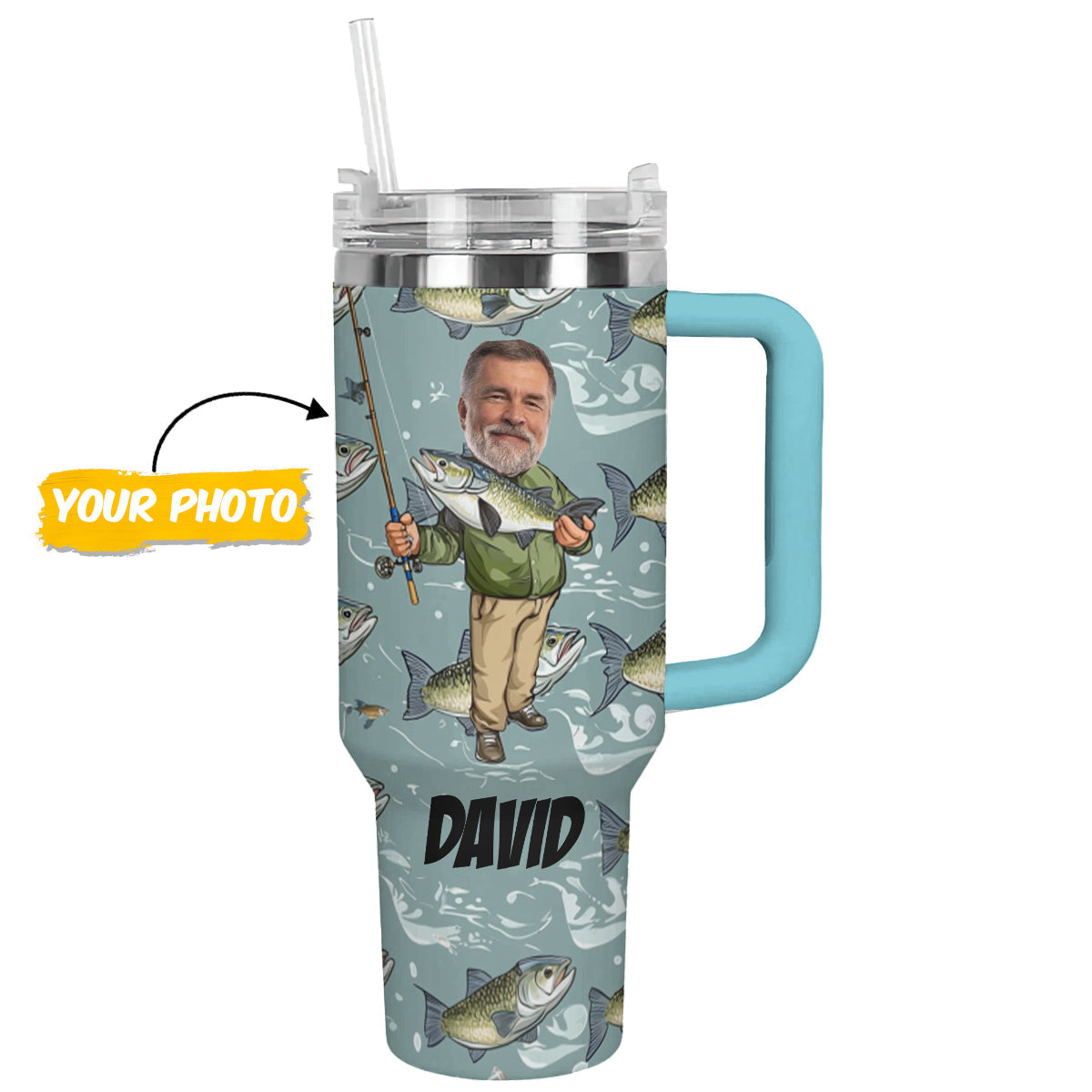 Shineful Tumbler Personalized Fishing Is My Hobby