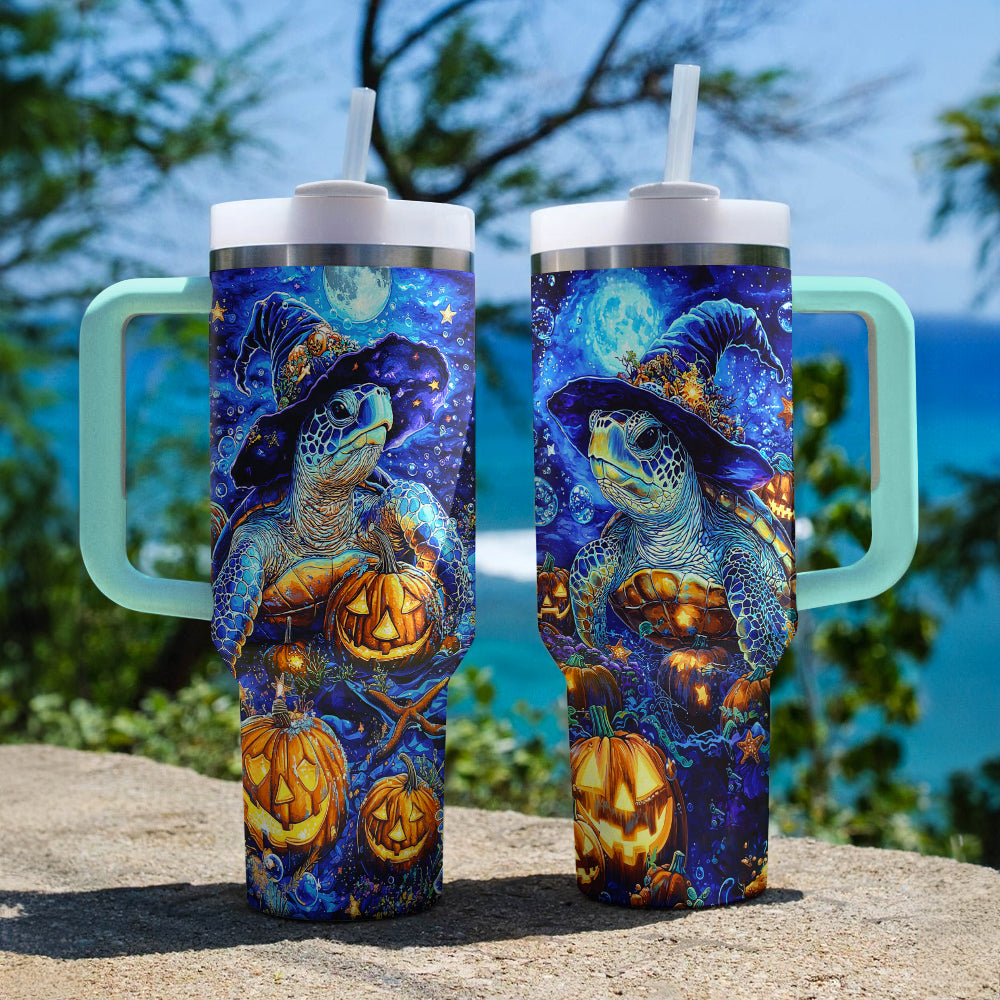 Shineful Tumbler Sea Turtle Witch