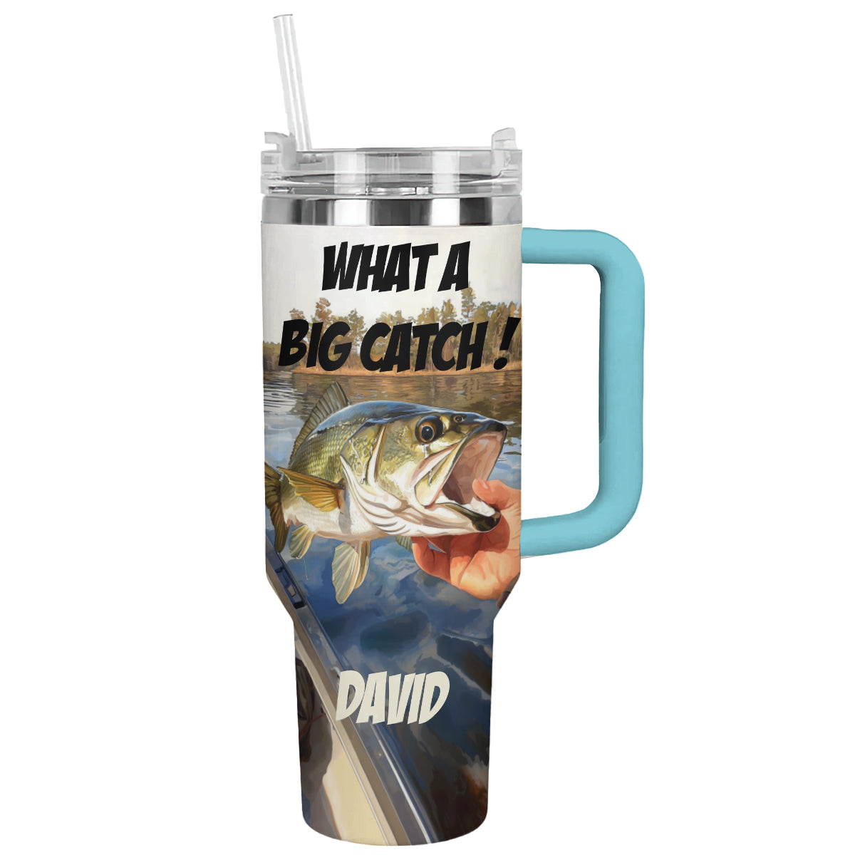 Shineful Tumbler Personalized What A Big Catch