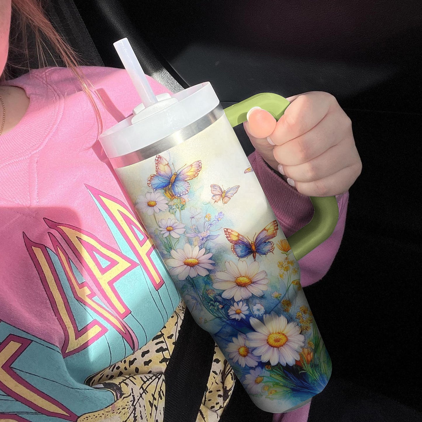 Shineful Tumbler Whimsical Butterfly