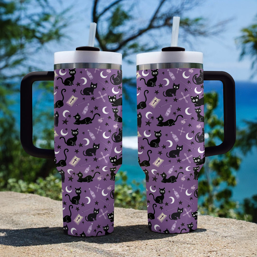 Shineful Tumbler Magical Black Cat