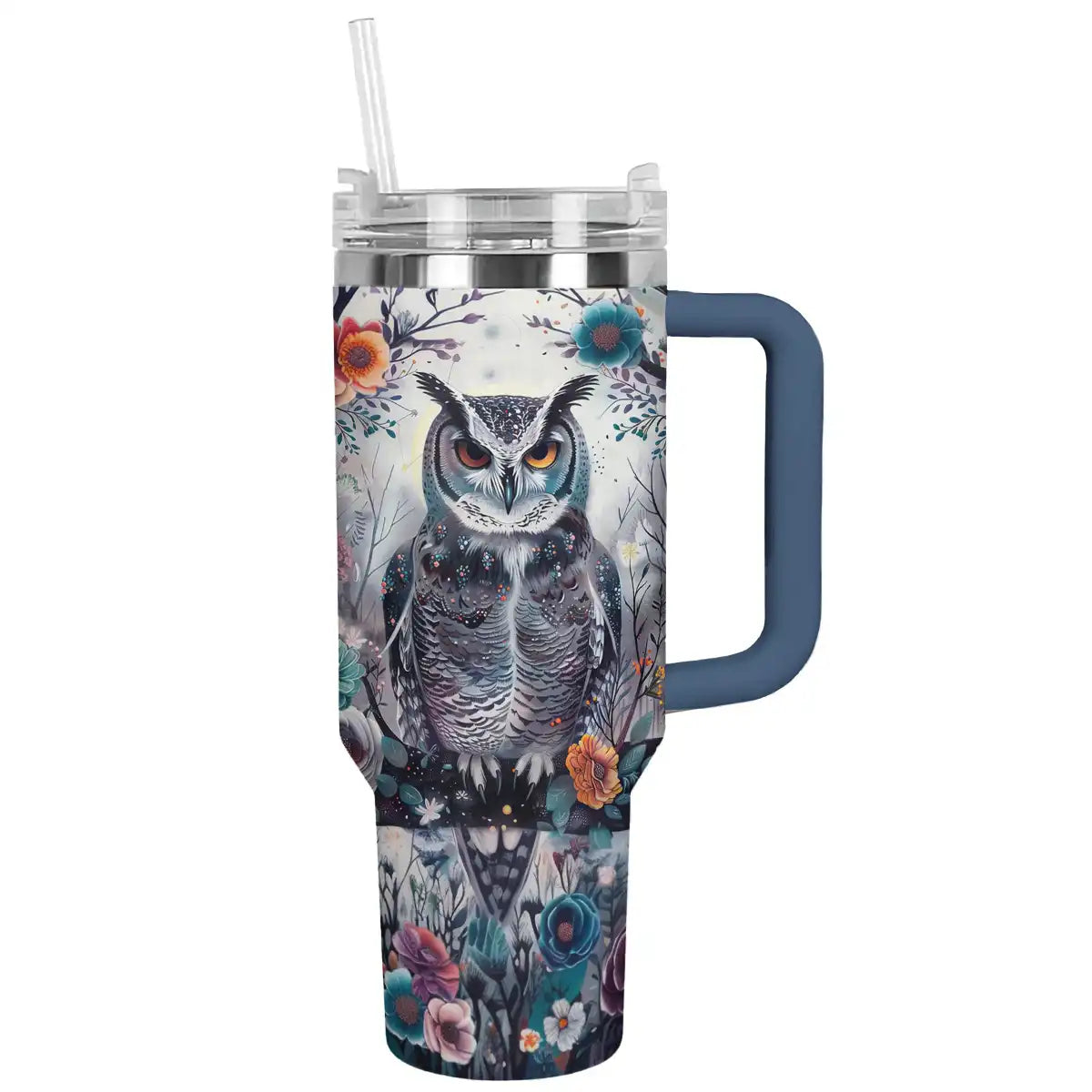 Shineful Tumbler Floral Owl Lk8