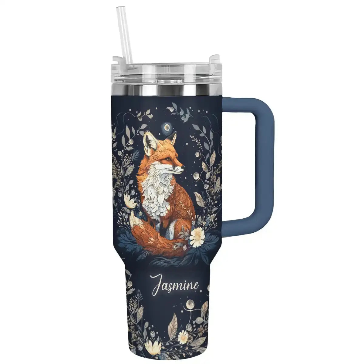 Shineful Tumbler Fox In Moonlight Personalized TH7