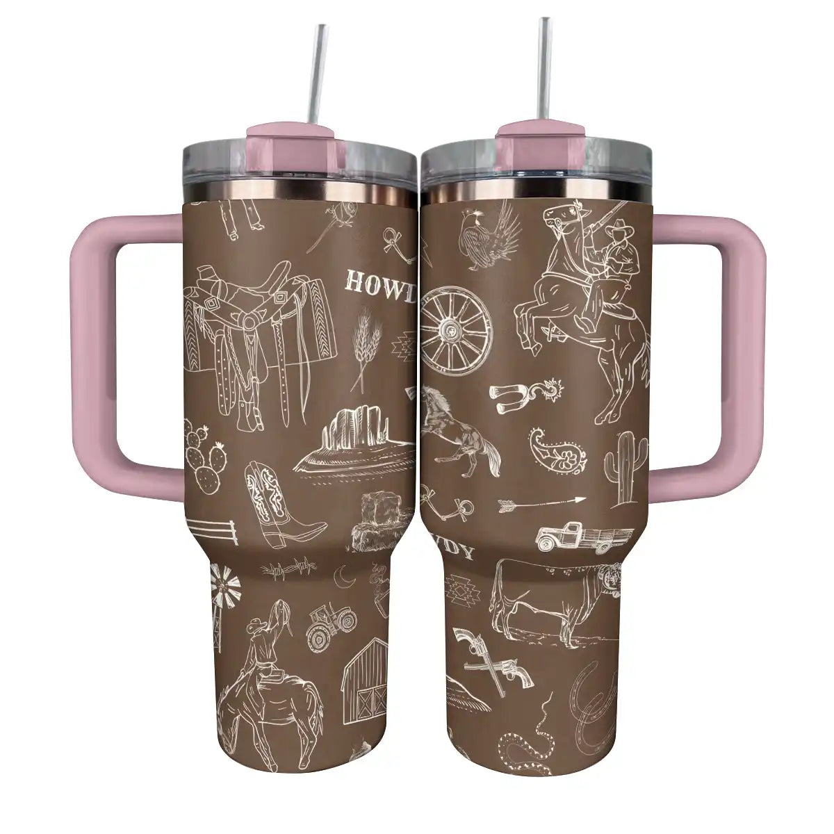 Shineful Tumbler Western Roundup