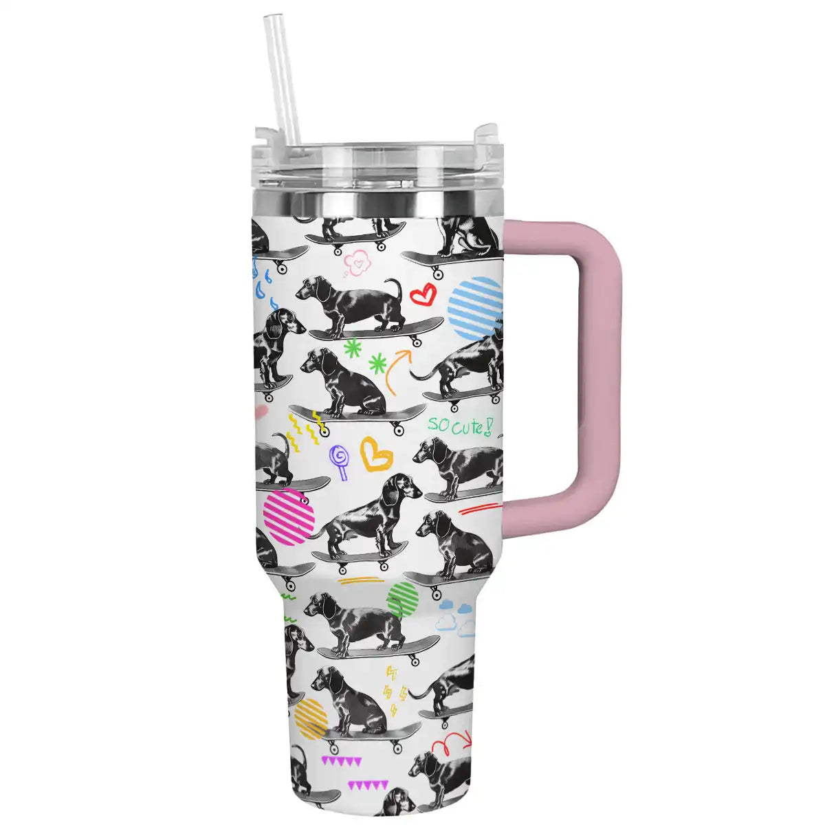 Shineful Tumbler Dachshund skateboard