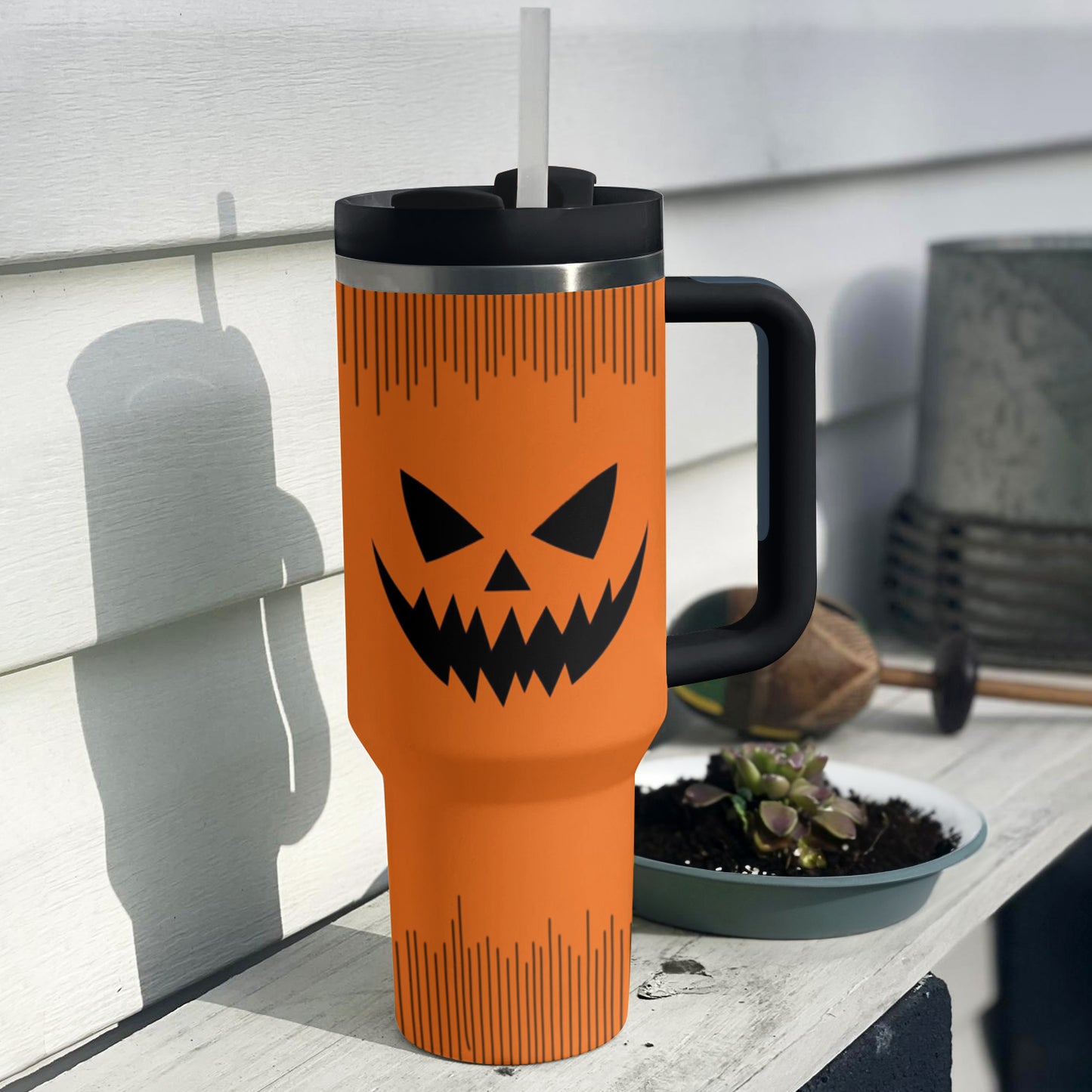 Shineful Tumbler Halloween Pumpkin