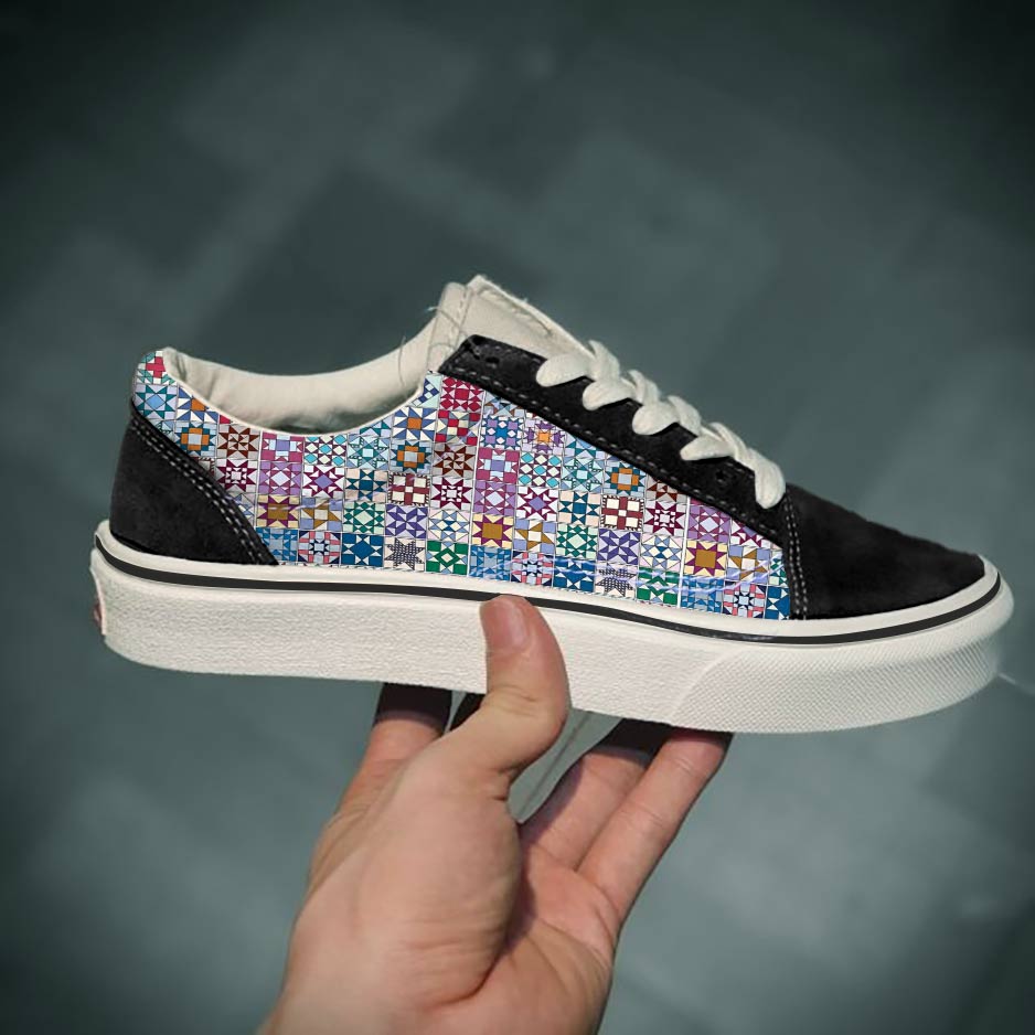 Shineful Sneakers Traditional Quilting Blocks