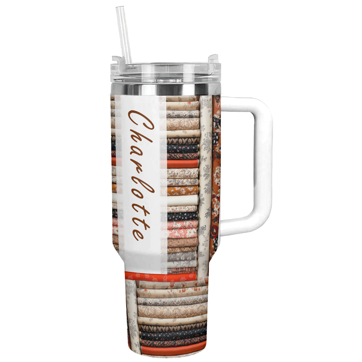 Shineful Tumbler Personalized Vintage Fabric Store
