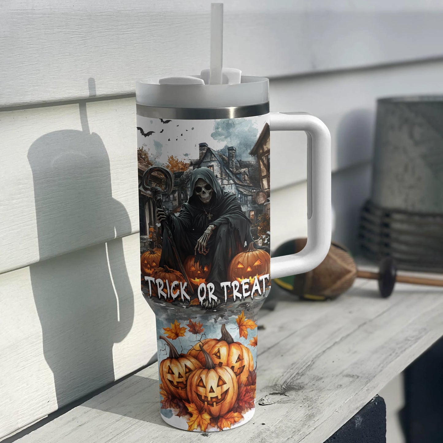 Shineful Tumbler Treats & Tricks Jack-O'-Lantern