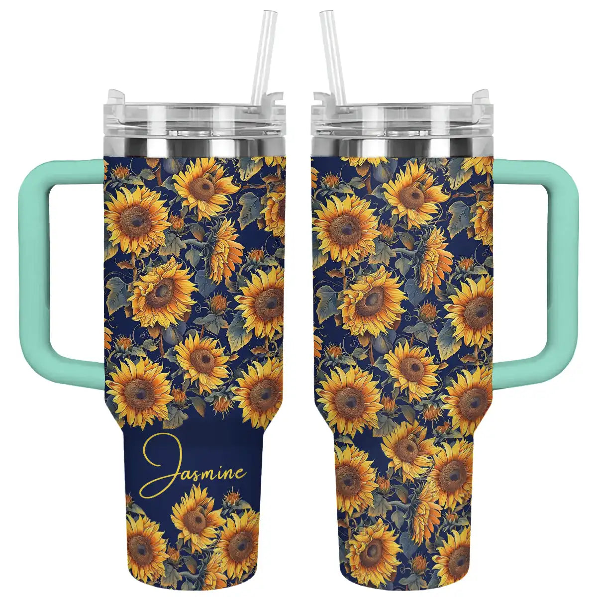 Shineful Tumbler Sunflower Personalized Gorgeous Flower
