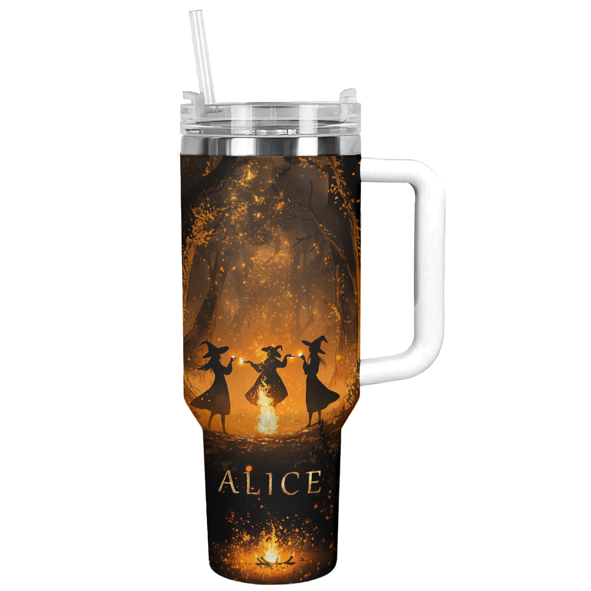Shineful Tumbler Personalized Midnight Witches