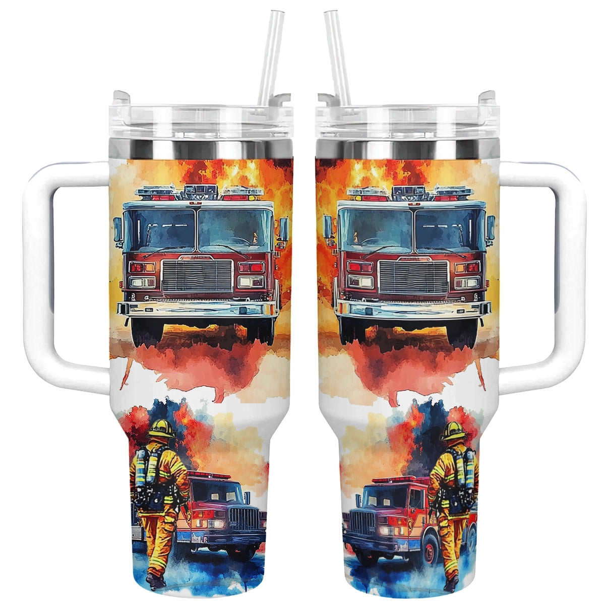 Shineful Tumbler Firefighter Courage
