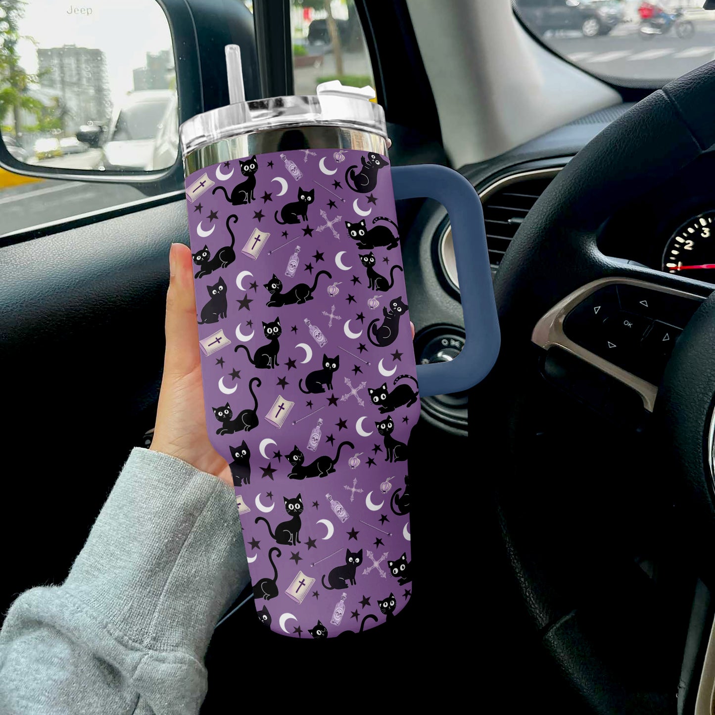Shineful Tumbler Magical Black Cat