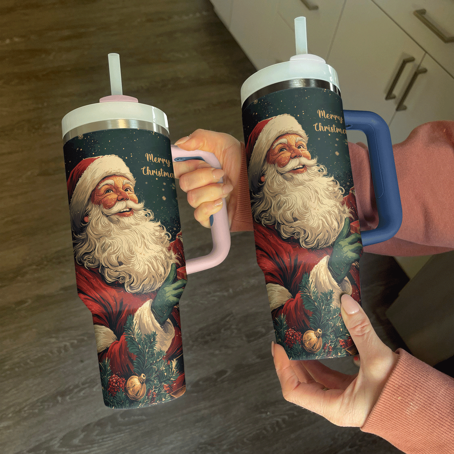 Shineful Tumbler Vintage Santa Claus