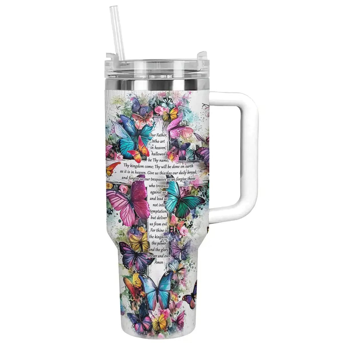 Shineful Tumbler Butterfly Shineful Our Father