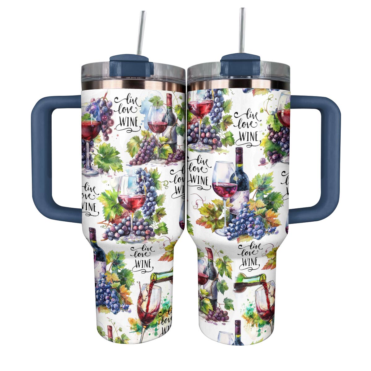 Shineful Tumbler Live Love Wine