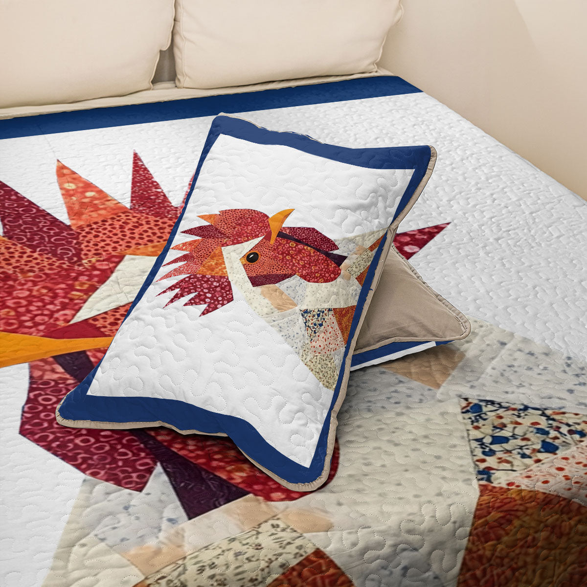 Shineful All Season Quilt 3-Piece Set Feathered Glory Quilt