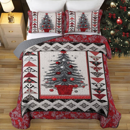 Shineful All Season Quilt 3-Piece Set Holiday Joy