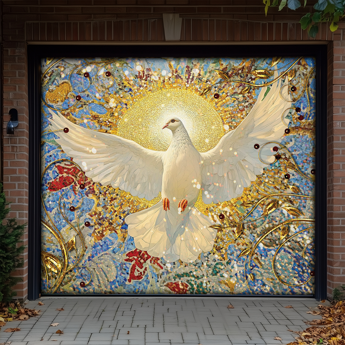 Shineful Garage Door Banner Decoration Holy Spirit